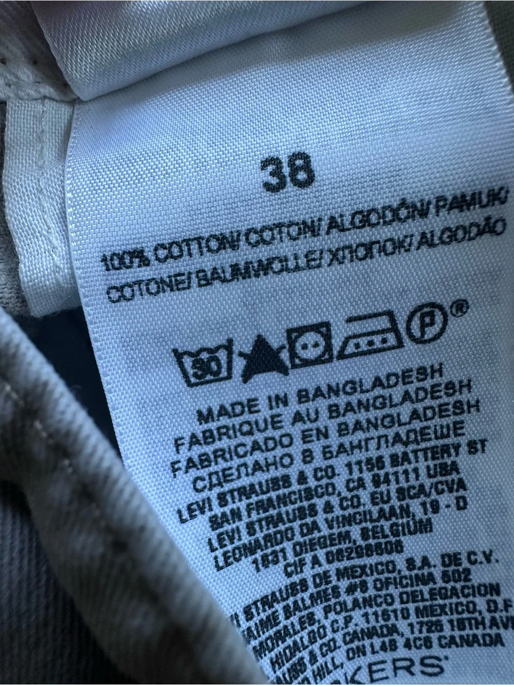 Levi’s Dockers Men’s Cargo Shorts Khaki Beige 100% Cotton Size 38 Classic Fit